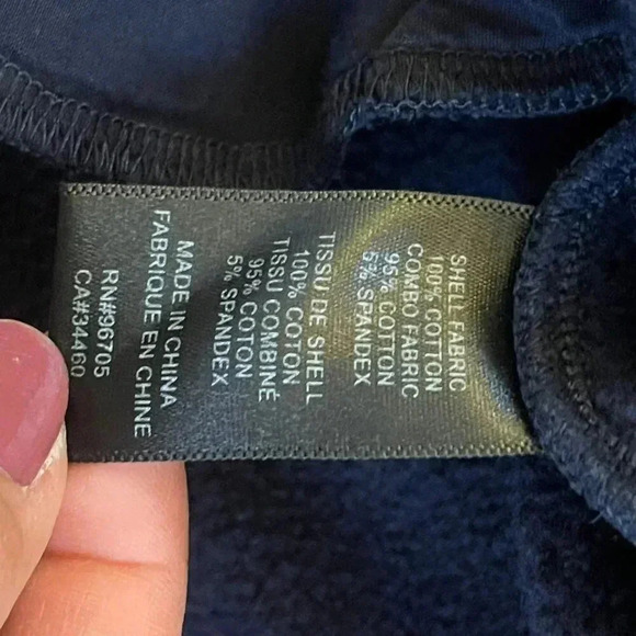 La Vie Rebecca Taylor Sweater Dress XL Blue Drop Waist Ruffle Hem Pockets Chic - Picture 7 of 13